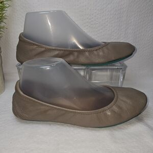 Tieks Tan Ballet Flats Comfortable Leather Loafers